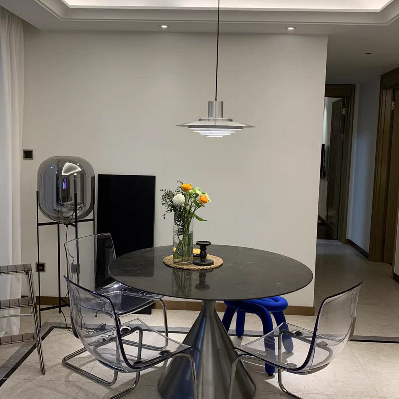 Modern Pendant Light  Tiered Aluminum Disk Design - Product detail 6