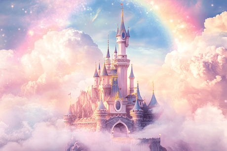 Princess castle design file showing complete pink and gold palace pattern
