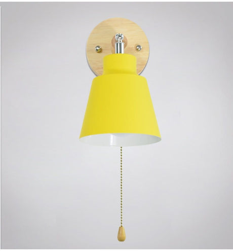 Adjustable Wall Light  Wooden Base With Pull Chain - Product detail 14