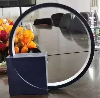 Modern Digital Alarm Clock  LED Touch Control Ring Light - Product detail 4