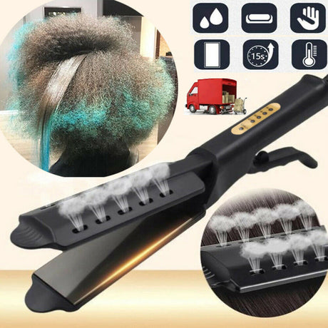 Professional Hair Straightener  Tourmaline Ceramic 4-Temperature Settings - Product detail 5