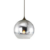 Modern Glass Pendant Light  Smokey Globe Design - Product detail 6