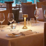 Modern Table Lamp  Brushed Gold LED Design - Product detail 5