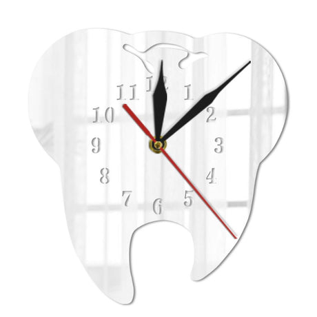 Dental Wall Clock  Modern Black Tooth Design - Product detail 5