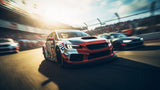 High-resolution racing car wallpaper design file showing detailed pattern and vivid colors