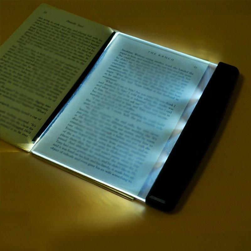 LED Book Light  Flat Panel Reading Lamp With Night Mode - Product example