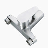Modern Bath Shower Mixer  Brushed Stainless Steel Faucet - Detailed view