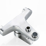 Modern Bath Shower Mixer  Brushed Stainless Steel Faucet - Product detail 4