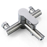 Modern Bathtub Faucet  Brushed Stainless Steel Mixer - Product detail 4