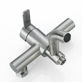 Modern Bath Mixer Tap  Brushed Stainless Steel Design - Product detail 4