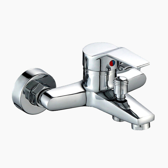 Modern Bath Mixer Tap  Chrome Plated Brass Design - Product showcase