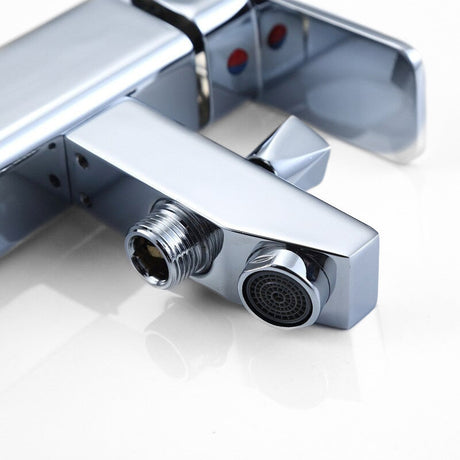 Modern Bath Faucet  Chrome Single-Hole Mixer Tap - Product example