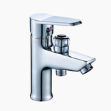 Modern Bath Shower Mixer Tap  Chrome Single Hole Design - Product showcase