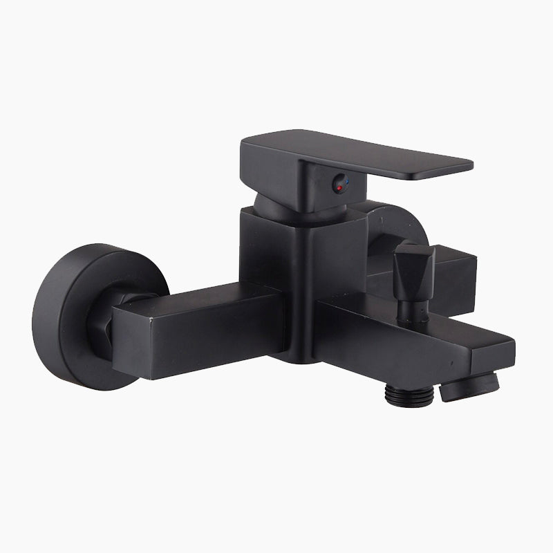 Modern Bath Mixer Tap  Matte Black Dual Function Design - Product showcase
