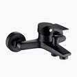 Modern Bath Mixer Tap  Matte Black Brass Finish - Product showcase