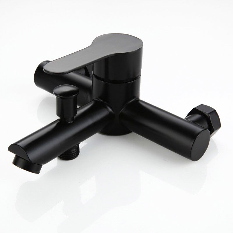 Modern Bath Mixer Tap  Matte Black Stainless Steel - Product detail 4