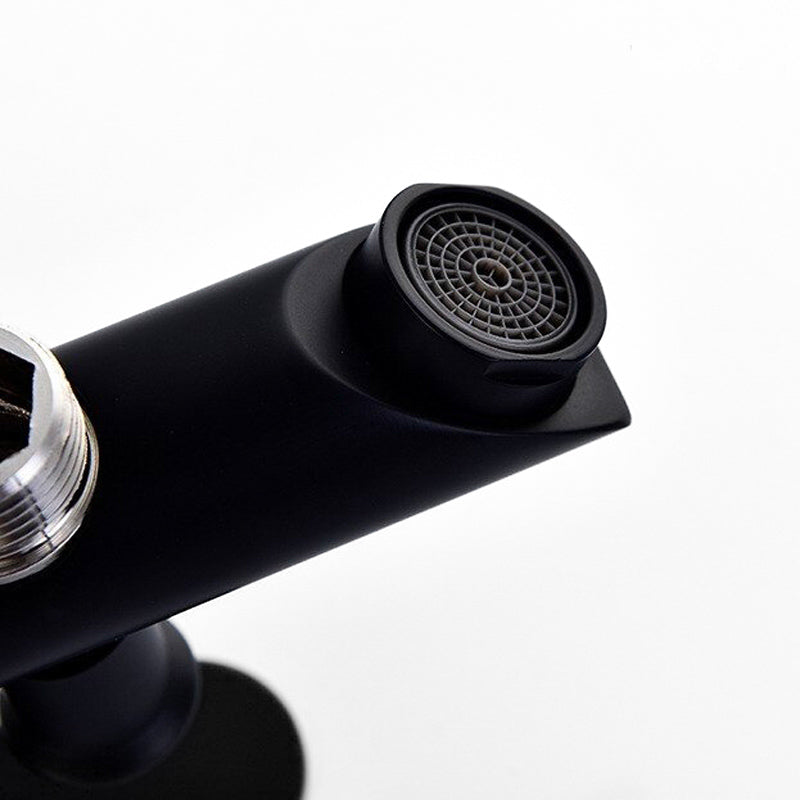 Modern Bath Mixer Tap  Matte Black Stainless Steel - Product example