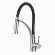 Professional Kitchen Faucet  Flexible Gooseneck With Pull-Down Sprayer - Product showcase