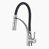Professional Kitchen Faucet  Flexible Gooseneck With Pull-Down Sprayer - Product showcase