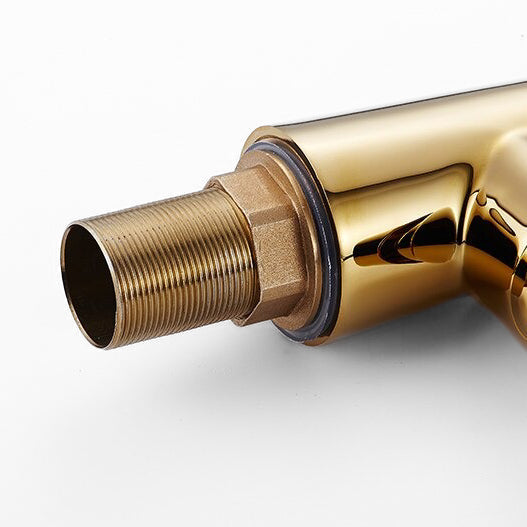 Modern Kitchen Faucet  Gold Pull-Down Spray Head - Product example