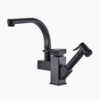 Modern Kitchen Faucet  Matte Black Pull-Out Sprayer - Product showcase