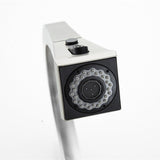 Modern Pull-Down Kitchen Faucet  Square Neck Design With Spray Head - Detailed view