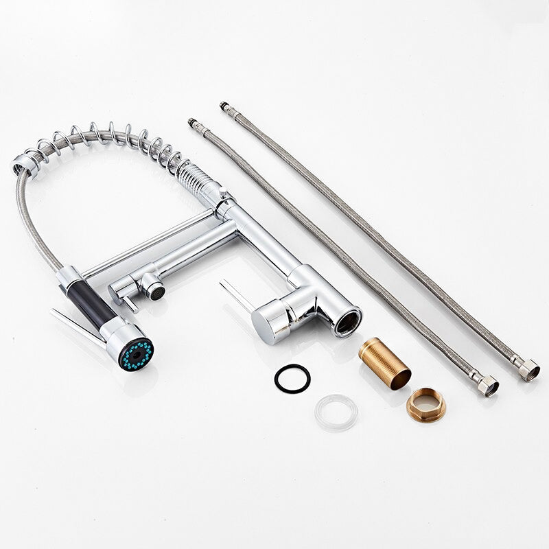 Professional Kitchen Faucet  Dual-Mode Pull-Down Sprayer - Detailed view