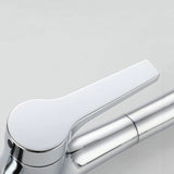 Pull-Down Kitchen Faucet  Chrome Gooseneck Design With Spray Head - Detailed view