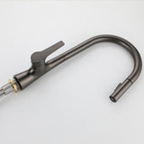 Modern Kitchen Faucet  Pull-Down Spray Head Matte Black - Product detail 4