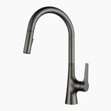 Modern Kitchen Faucet  Pull-Down Spray Head Matte Black - Product showcase