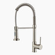 Professional Kitchen Faucet  Pull-Down Spray Head With Brushed Steel Finish - Product showcase
