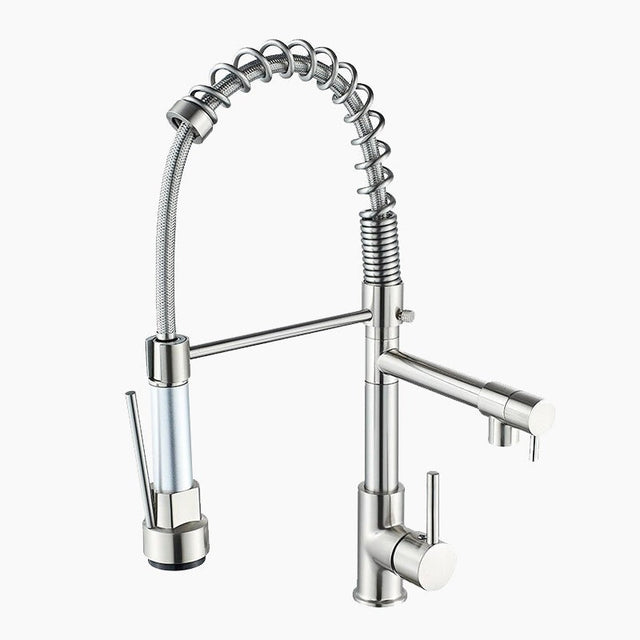 Professional Kitchen Faucet  Dual-Mode Pull-Down Sprayer - Product showcase