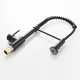 Professional Kitchen Faucet  Matte Black Pull-Down Sprayer - Detailed view