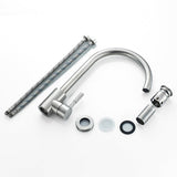 Modern Kitchen Faucet  Stainless Steel Gooseneck Design - Product detail 4