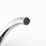 Modern Kitchen Faucet  Gooseneck Spout Chrome Finish - Detailed view