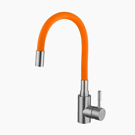 Modern Kitchen Faucet  Flexible Gooseneck Steel Design - Product detail 5