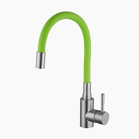 Modern Kitchen Faucet  Flexible Gooseneck Steel Design - Product detail 4