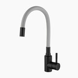 Modern Kitchen Faucet  Flexible Gooseneck Matte Black - Product example