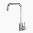 Modern Kitchen Faucet  Stainless Steel Gooseneck Design - Product showcase