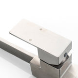 Modern Kitchen Faucet  Geometric Brushed Steel Design - Detailed view
