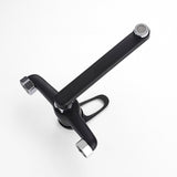 Wall Mounted Kitchen Faucet  Matte Black Swivel Spout - Product detail 4