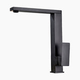 Modern Kitchen Faucet  Geometric Matte Black Design - Product showcase