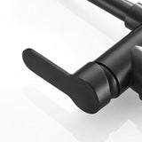 Modern Kitchen Faucet  Folding Gooseneck Design Black Finish - Product detail 4