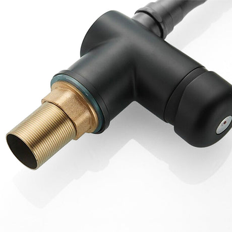Vintage Kitchen Faucet  Matte Black Retro Design - Product detail 5