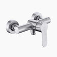 Modern Shower Mixer Tap  Brushed Stainless Steel Design - Product showcase