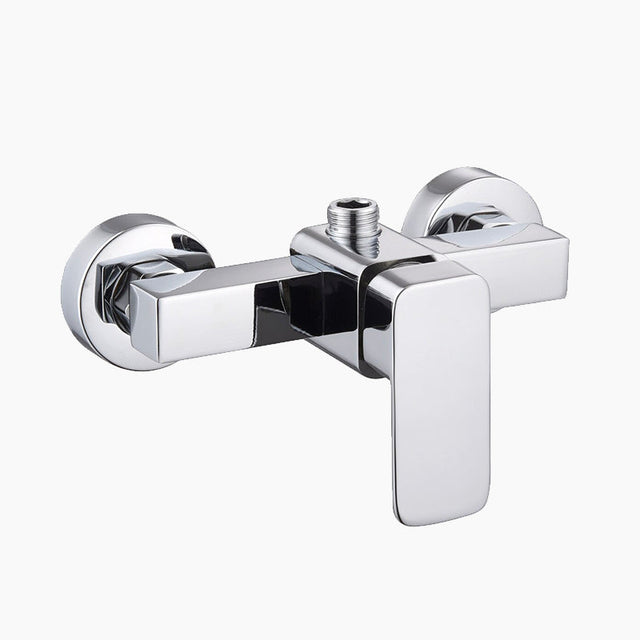 Modern Shower Mixer  Chrome Plated Wall Mount Design - Product showcase