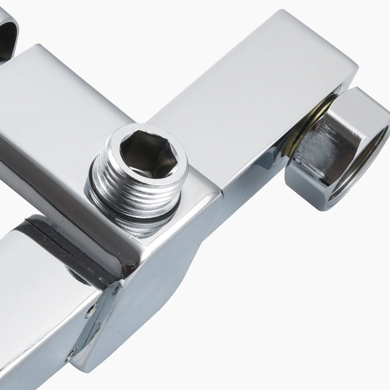 Modern Shower Mixer  Chrome Plated Wall Mount Design - Product example
