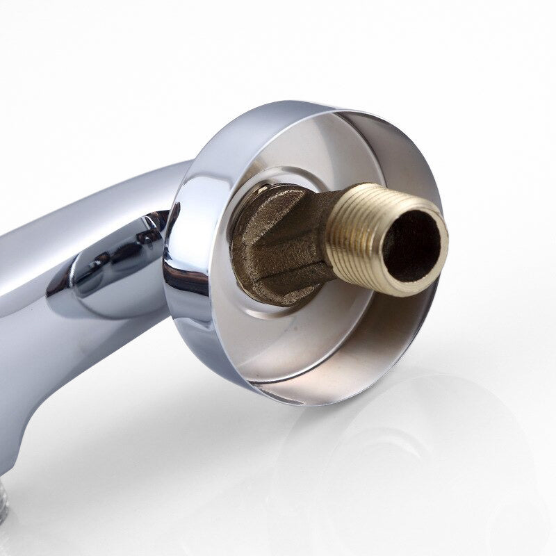 Modern Shower Mixer Tap  Premium Chrome Finish - Detailed view