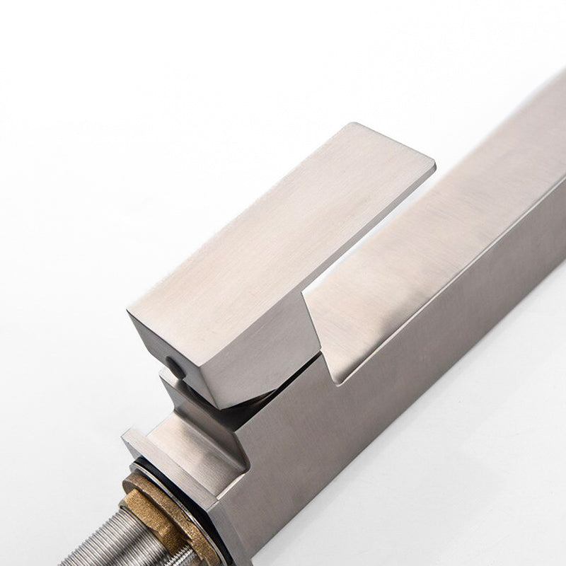 Modern Kitchen Faucet  Geometric Stainless Steel Design - Product example