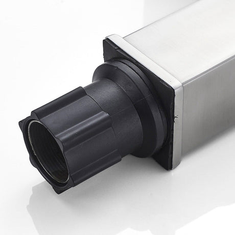 Modern Waterfall Basin Tap  Brushed Steel Single Handle - Product detail 5